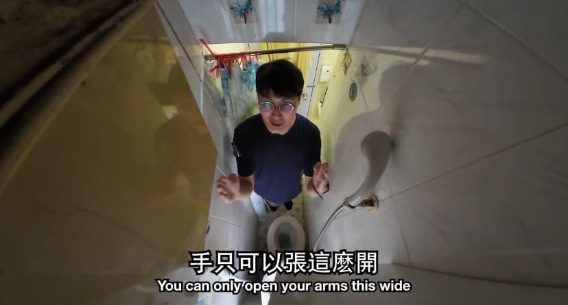 Zuwei, Malaysian who stays in a budget apartment in Hong Kong