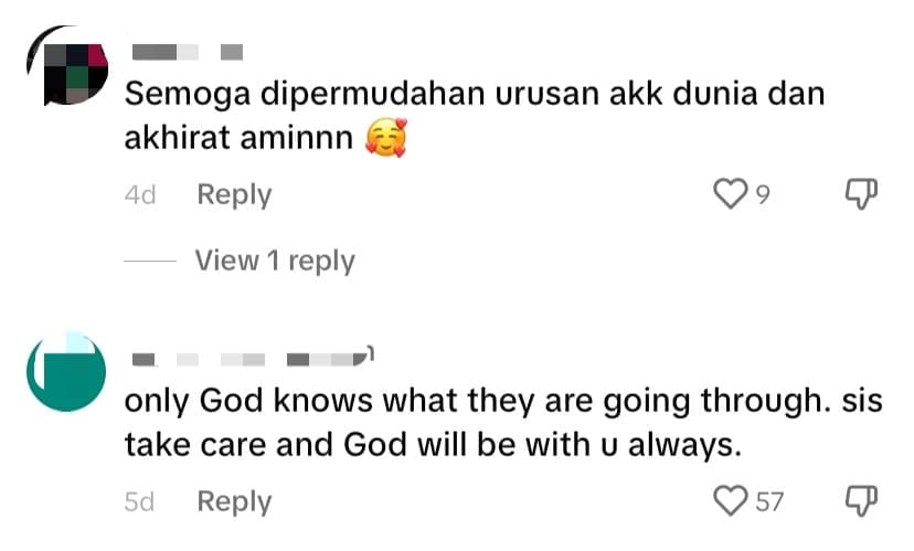 9-Month Pregnant M’sian Woman Runs Nasi Lemak Stall In Puchong, Says It Helps Her Forget The Pain - comment