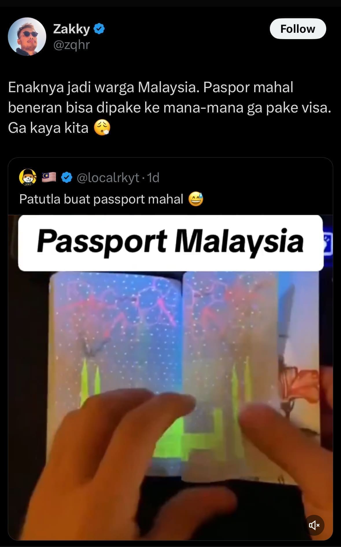 ‘Must Be Nice To Be M'sian, Their Passport Goes Everywhere Visa-Free’ – Indonesian Netizens