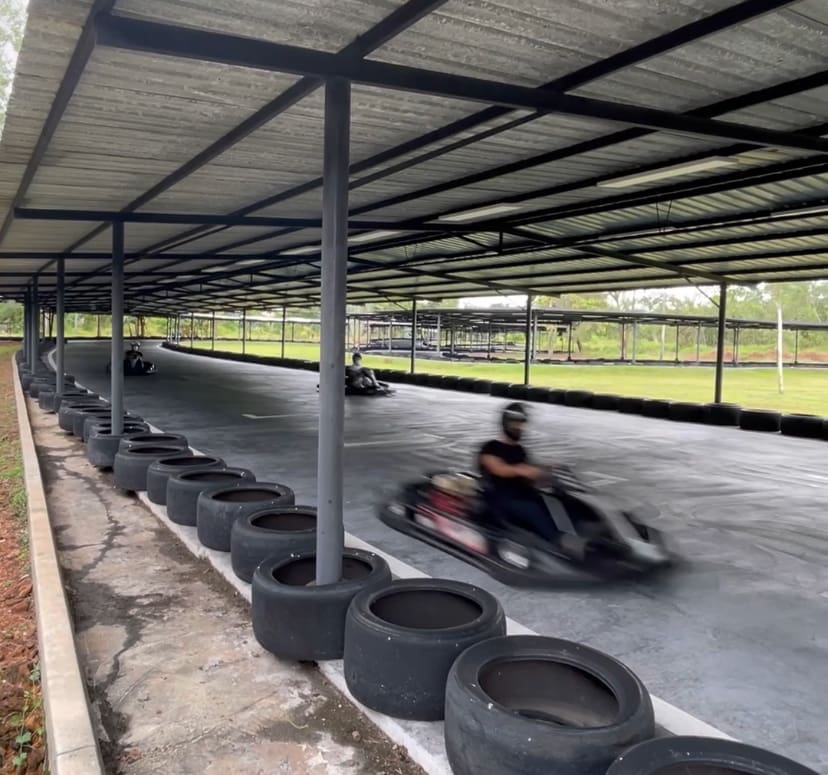 go-kart activity at Xpark PD, Negeri Sembilan