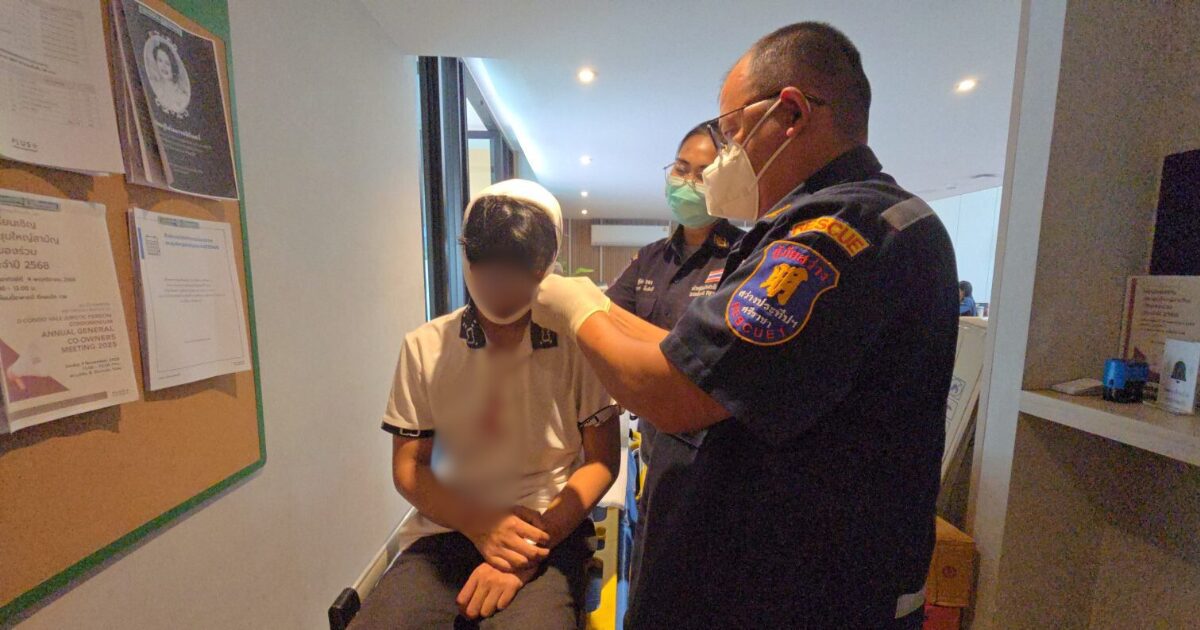 injured man