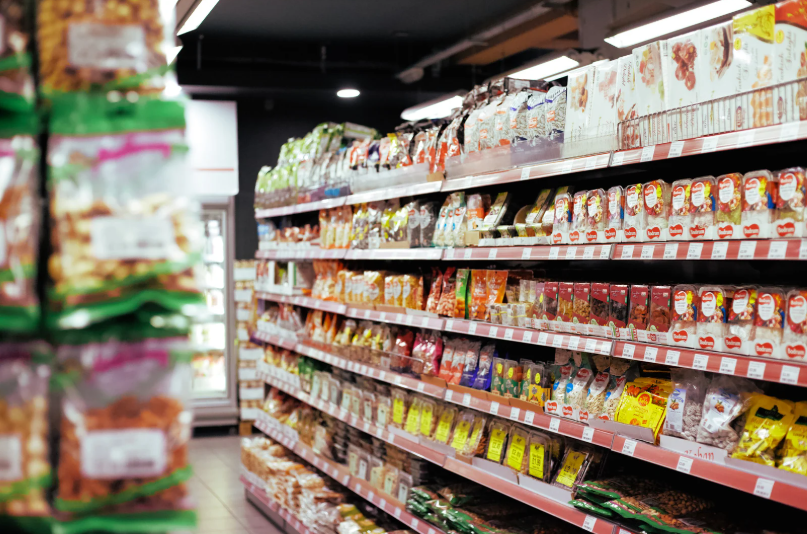 Inside a convenience store