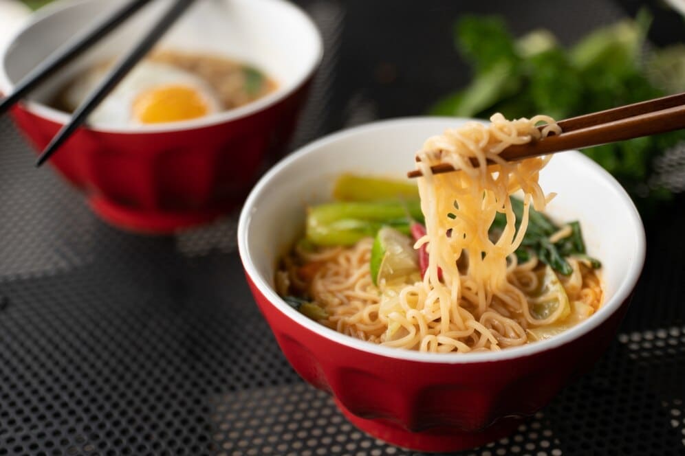 bowl of instant noodles