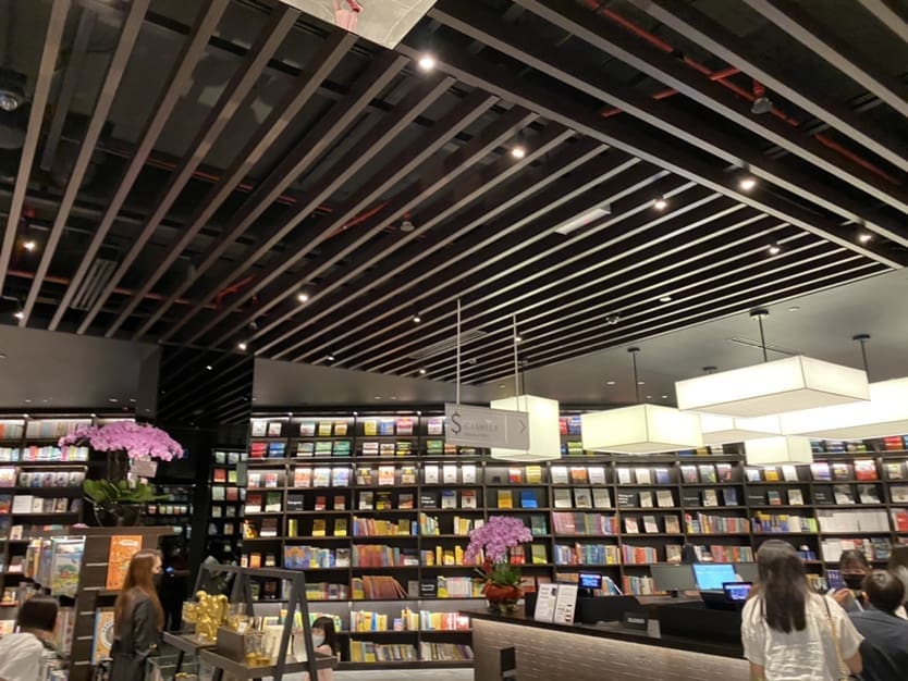interior of tsutaya bookstore