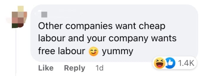 Interns pay for company comment 01