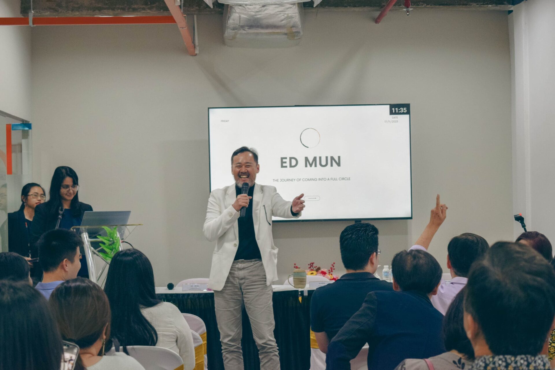 Keynote Speech by Ed . Mun Sai Cheong Founder of S.U.A Group Of Companies
