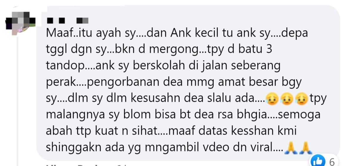 Netizens Saddened By Pakcik Sending Grandkid To School With His Bicycle