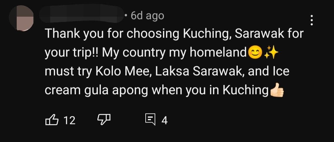 "So Good!" — South Korean Actor Falls In Love With Gula Apong Ice Cream During Sarawak Visit comment 2