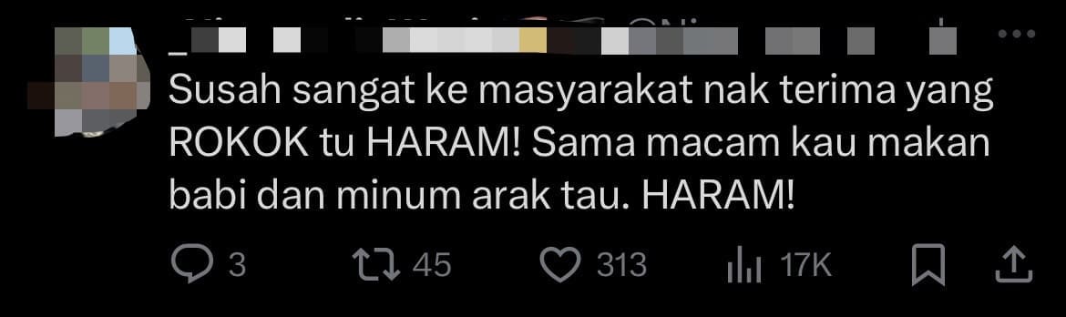 Isetan KLCC Praised By M'sians For Placing Cigarettes At 'Non-Halal' Section comment 3