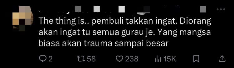 'I Can Hurt You Anytime' — M'sian Man Demands Apology From Schoolmate Who Bullied Him 30 Years Ago comment 1