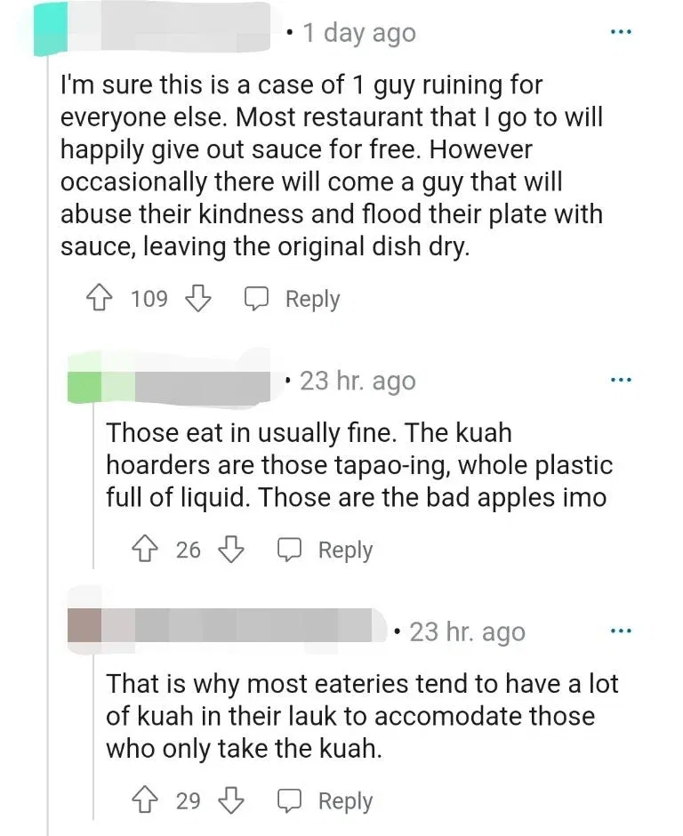 Economy Rice Stall At M'sian Uni Doesn't Allow Students To Take Sauce Without The Chicken