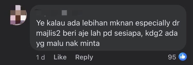 M'sian Praised For Giving Free Food To Man Who Couldn't Work Due To Fever comment 3