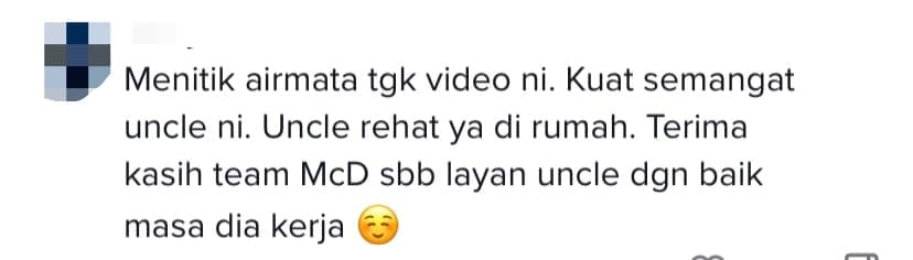 M'sians Touched By Video Of McD Employees Throwing A Retirement Party For 87yo Uncle