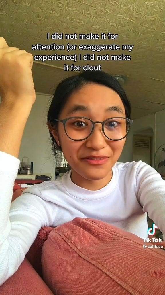 Zoe thanks netizens