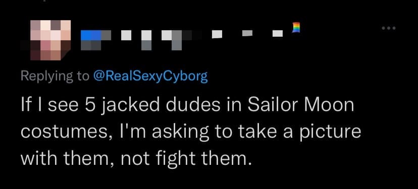 This Drunk Guy Attempts To Fight A Group Of Masculine Men Dressed In Sailor Moons Costumes In Hong Kong
