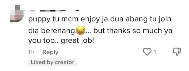 Brave Royal M'sian Navy Officers Jump Into The Sea To Save Drowning Puppy, Praised By Netizens comment 3