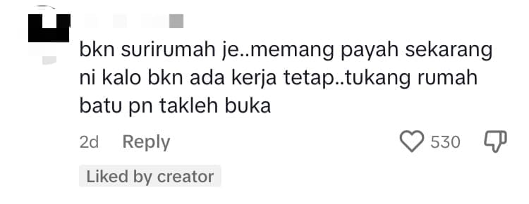 M'sian Woman Breaks Down In Tears After She Wasn't Able To Open Bank Account As A Housewife comment 2