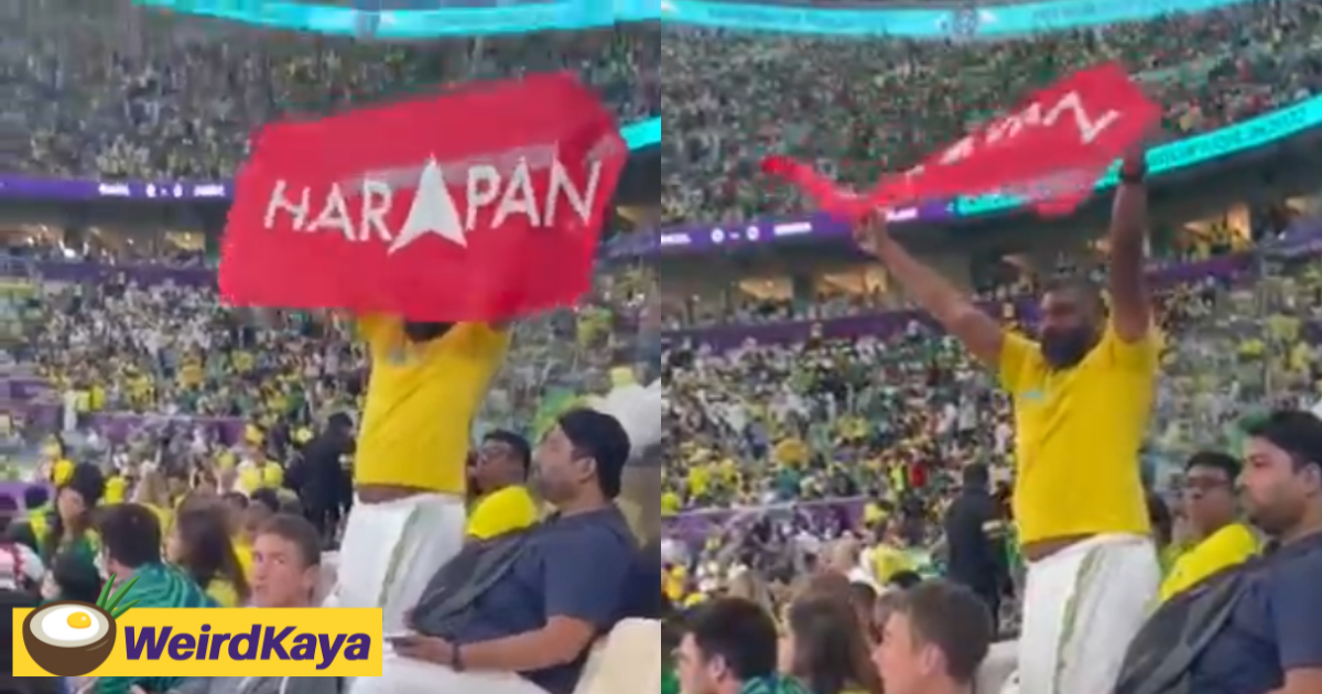 M'sian Football Fan Waves PH Flag At The World Cup In Qatar