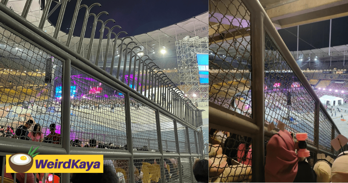 "Like Watching From Jail"- M'sian Complains About View Being Blocked By Fences During Blackpink Concert
