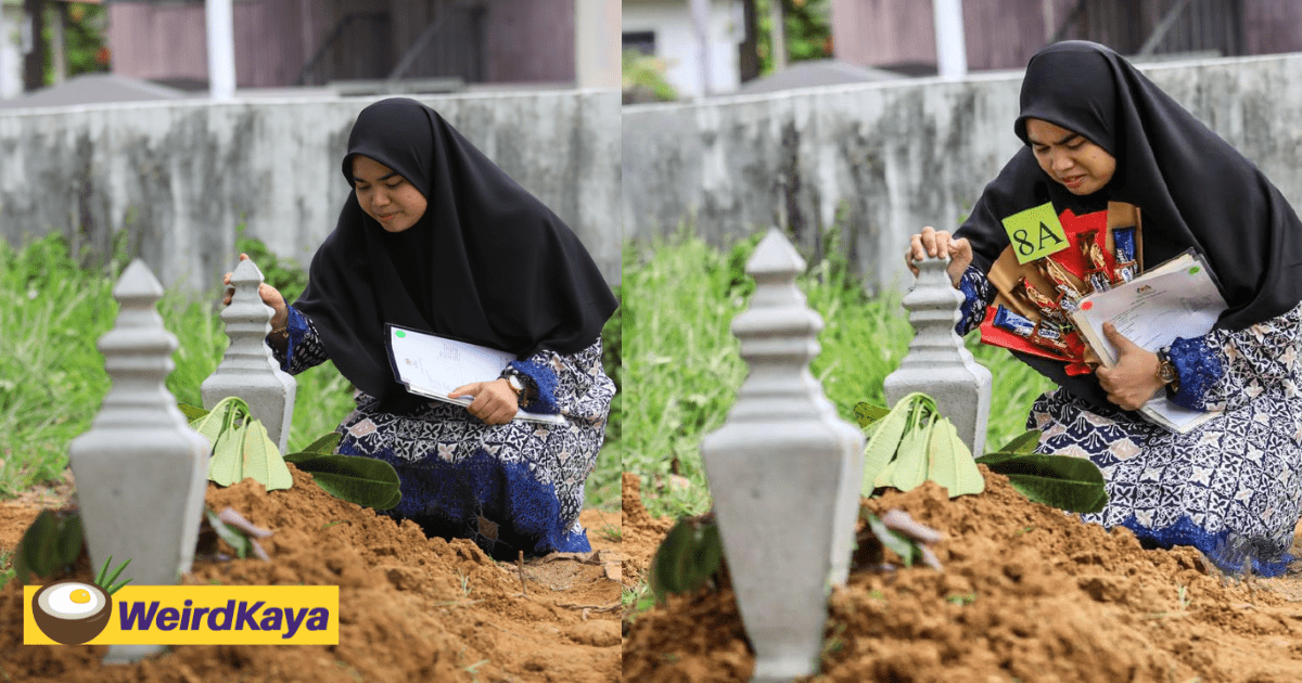 "I Did It, Dad" — M'sian Student Shows Her SPM Results To Her Father Who Died 17 Hours Before It Was Released
