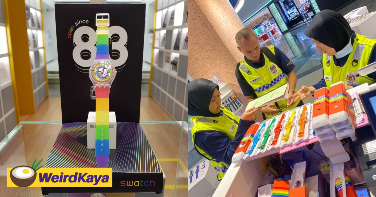 M’sian Authorities Raid And Seize Rainbow Swatch Watches Over Brand's LGBTQ+ Support