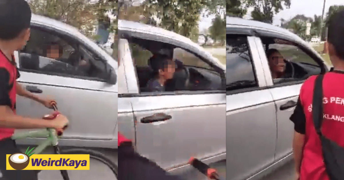 11yo M'sian Boy Caught Driving Proton Saga On His Own In Klang, Gets Arrested Along With His Dad