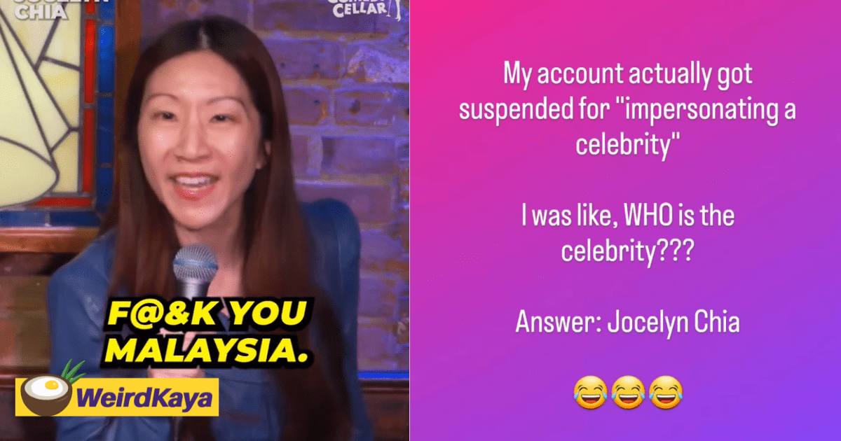 Jocelyn Chia’s IG Up And Running Again, She Shows No Remorse & Thanks Comedy Community For Support