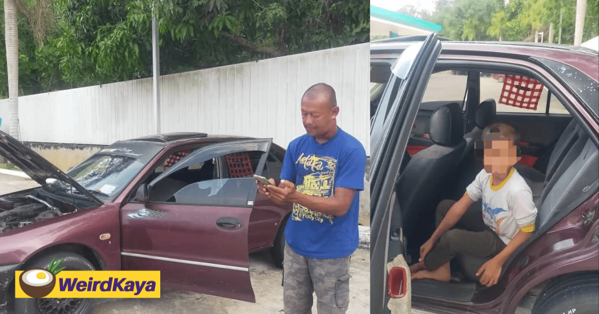 M'sian Family Of 5 Forced To Live Inside Proton Wira For 10 Months Due To Financial Difficulties