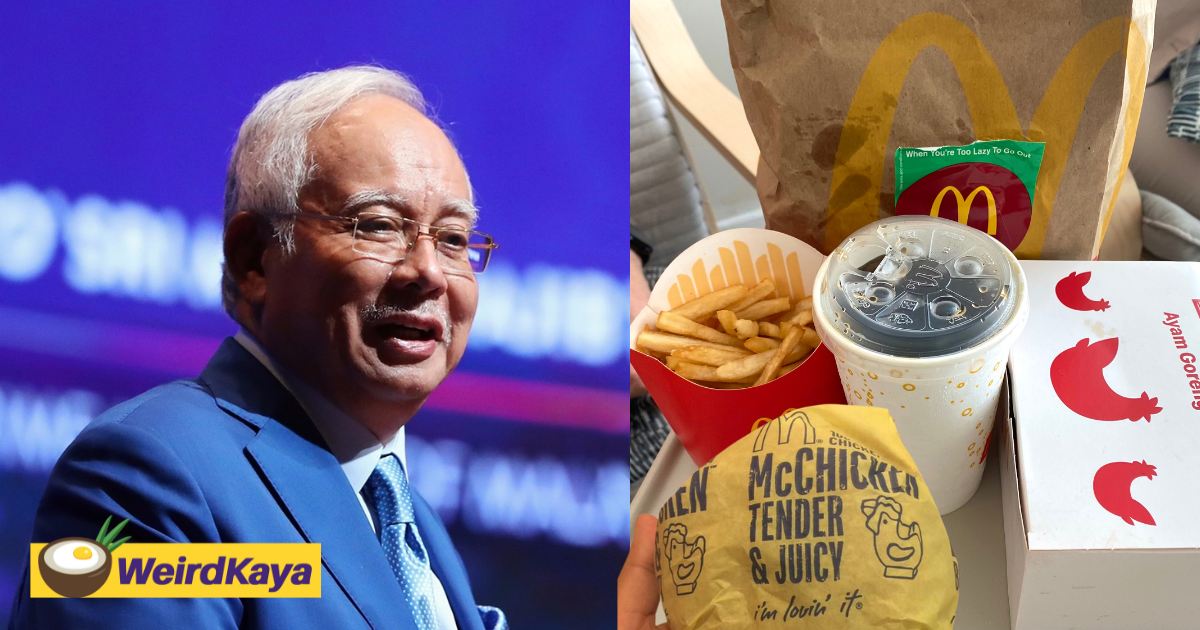 Former M'sian PM Najib Razak Raises Concerns Over Recent McDonald's Prices, Says It Has Surged By More Than 50%