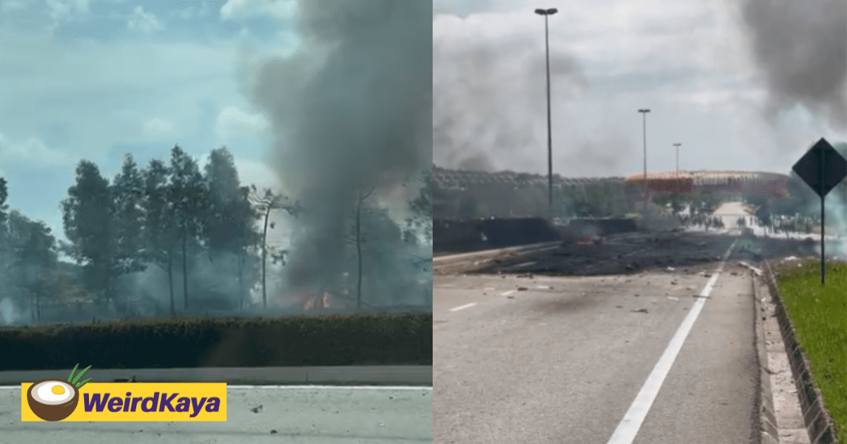 BREAKING: Aircraft Crashes At Elmina In Shah Alam