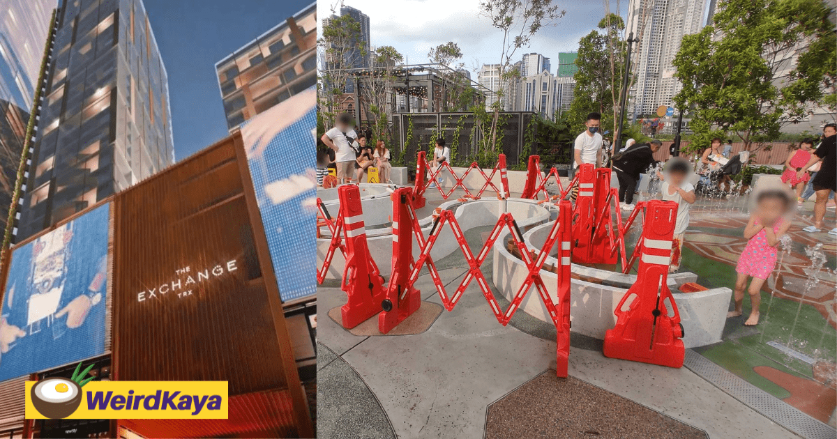 Interactive Water Park At The Exchange TRX Damaged Less Than 1 Week After Opening