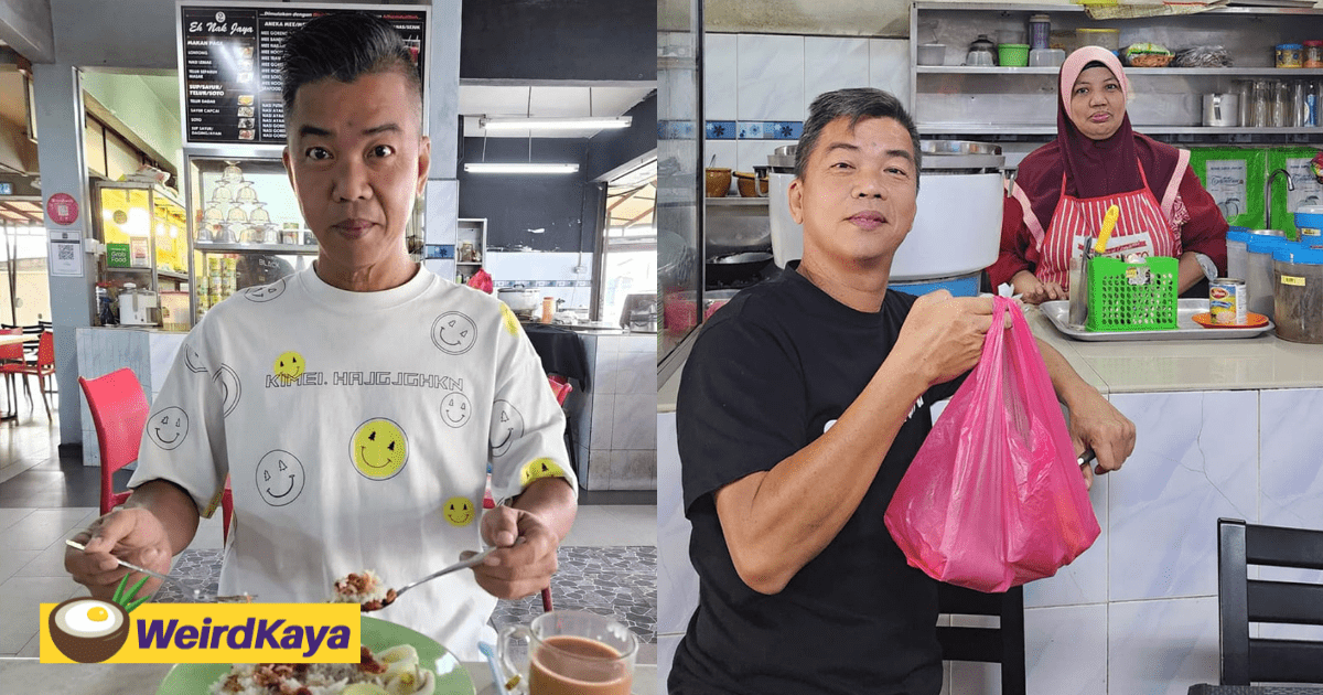 M'sian Man Helps Makcik Pay 1-Year Rent So That Her Nasi Lemak Stall Could Continue Operating