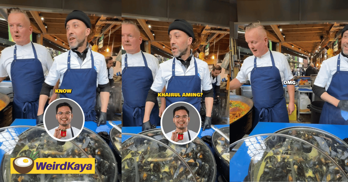 M'sian Man Surprised To See London Street Vendors Know Who Khairul Aming Is