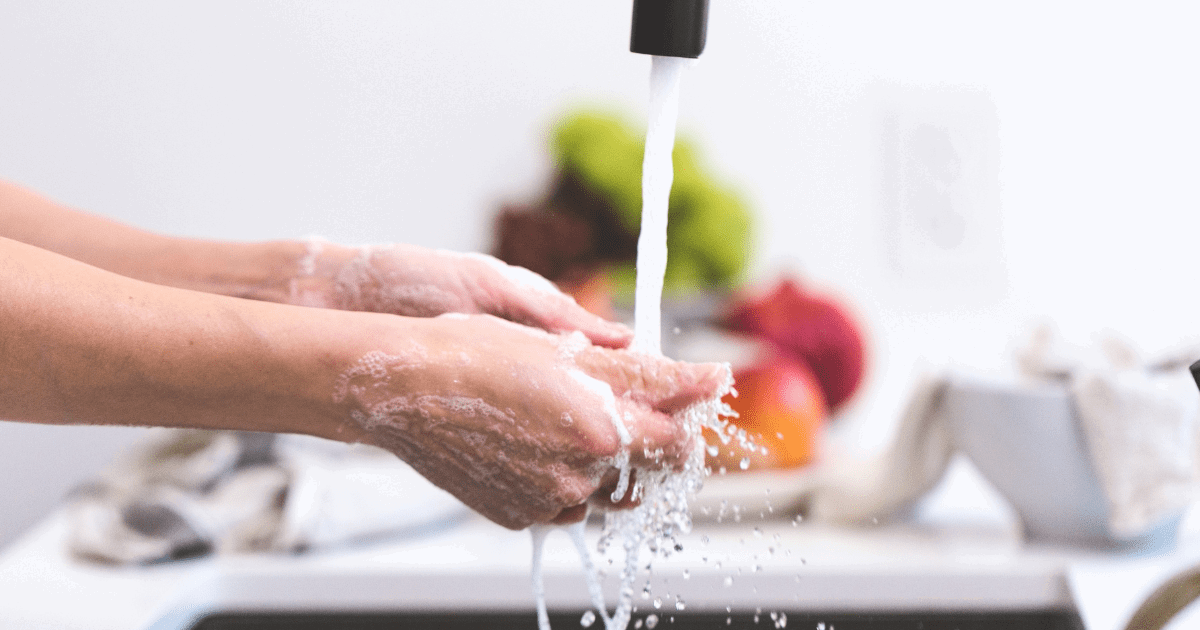 washing hand