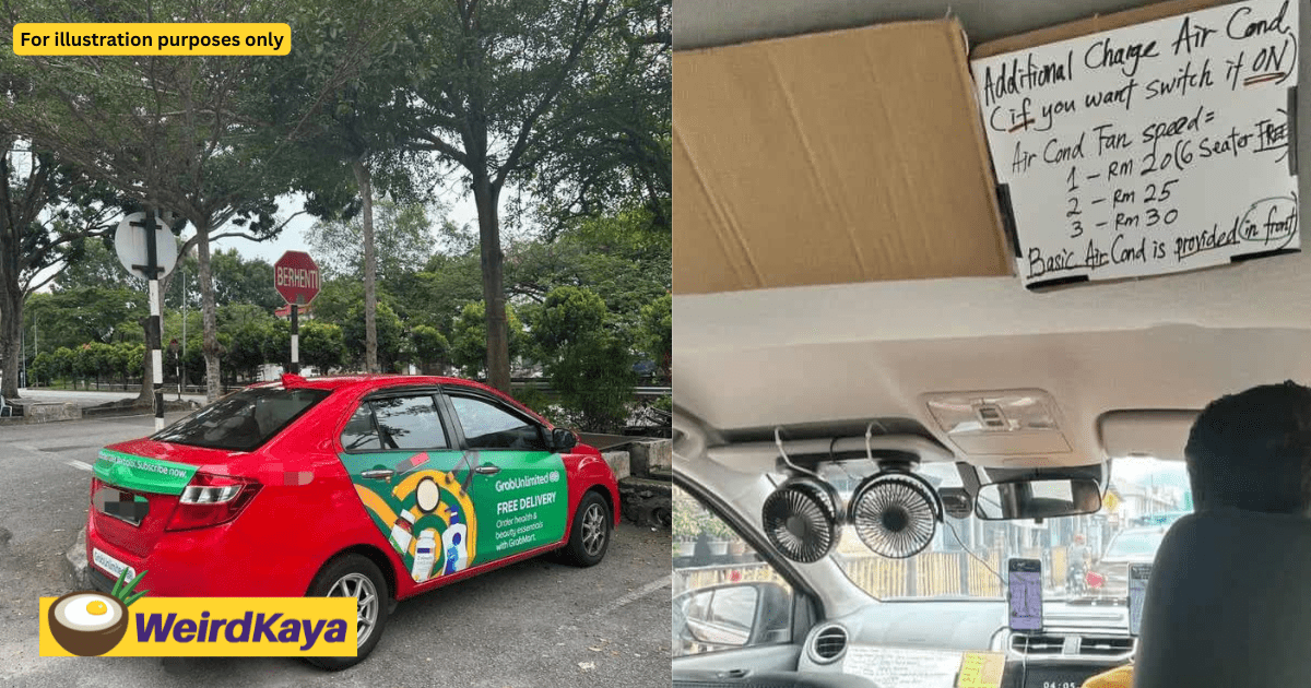 M'sian Grab Driver Allegedly Charges Up To RM30 For Air-Cond, Netizens Enraged