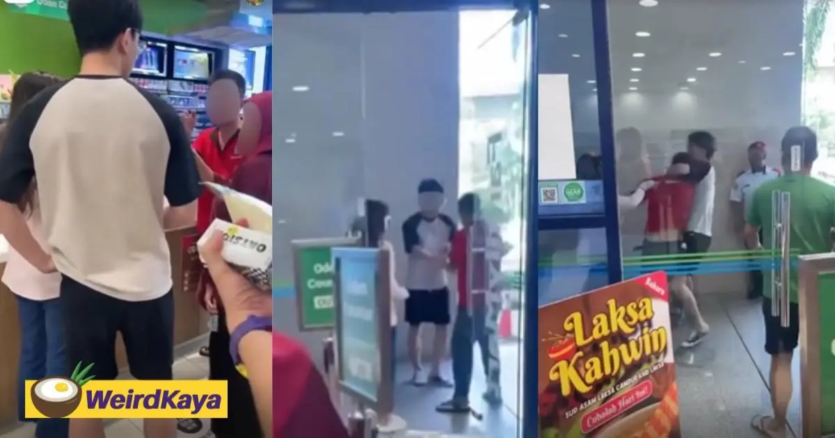 chinese couple cut queue link preview