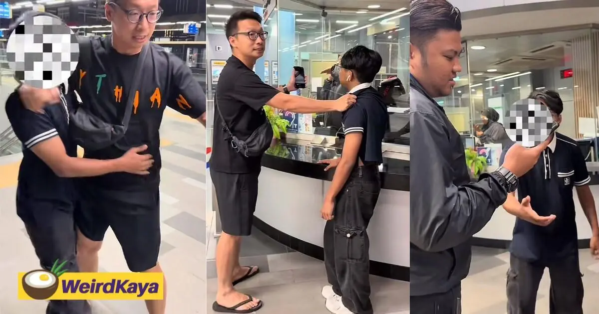 M’sian Man Secretly Films Underneath Woman’s Skirt At MRT Station, Gets Caught By Her Husband