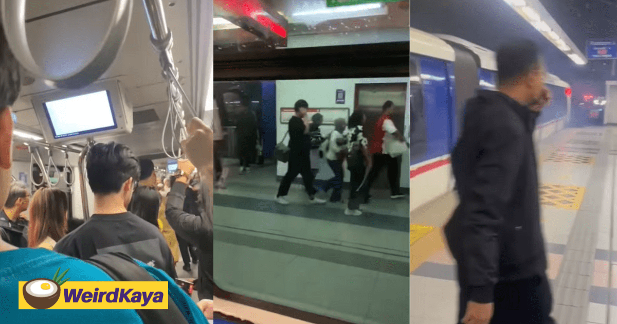 Passengers Panic & Scream After Loud Bangs Were Heard At Abdullah Hukum LRT Station