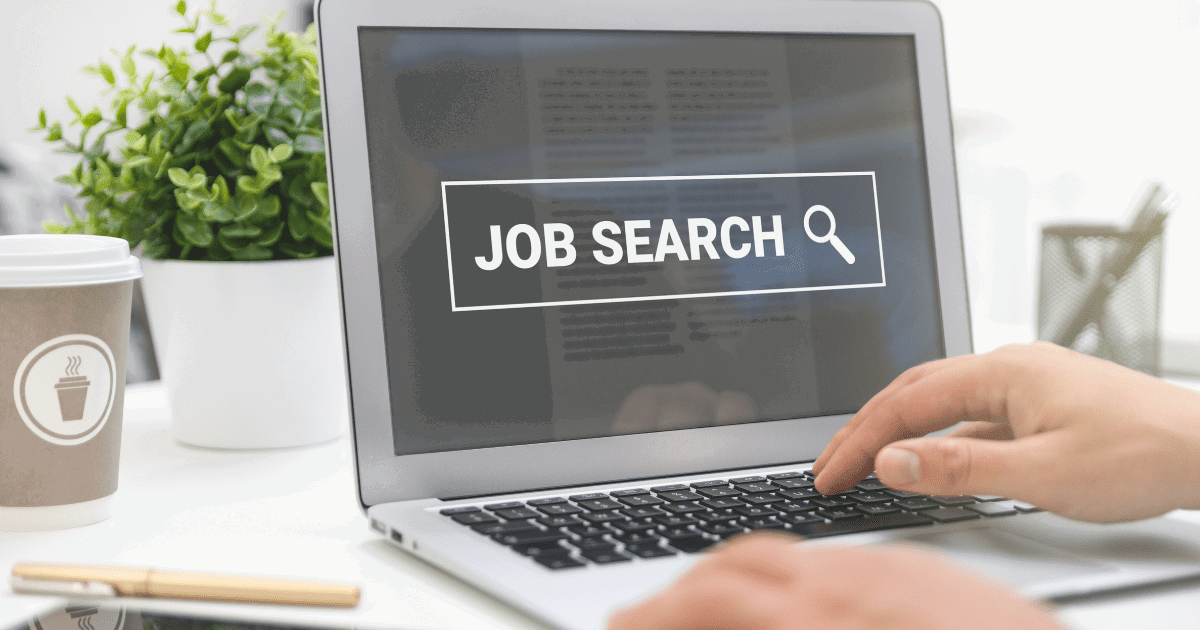man looking for a job