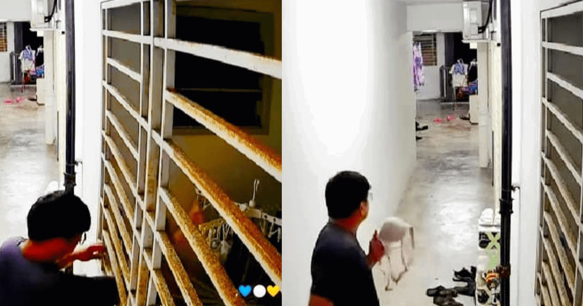 Man takes bra at Penang condo