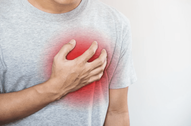 Man with heart problems