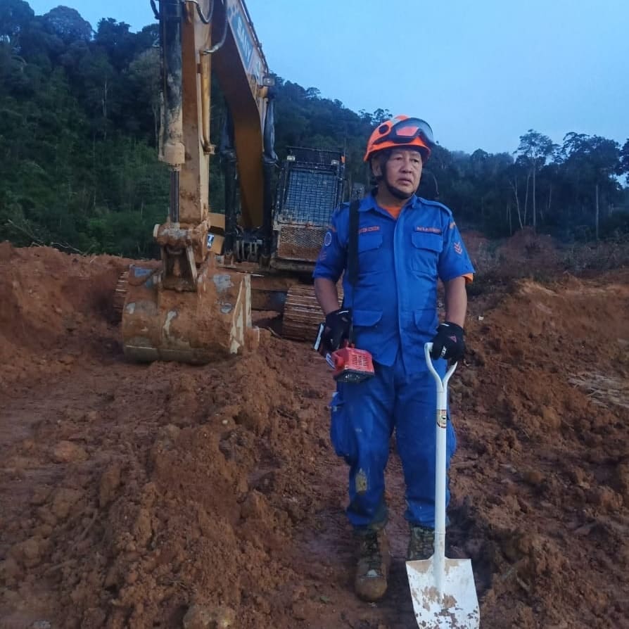 Melvin Chin batang kali victim family member