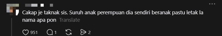 '9 Months For This?' — M'sian Woman Annoyed By MIL Insisting On Naming Her Unborn Child comment 1