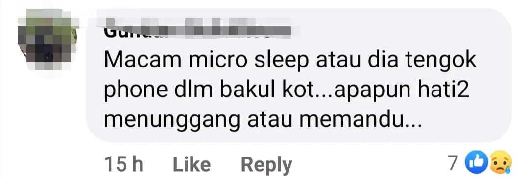 Motorcyclist crashes into parked Myvi