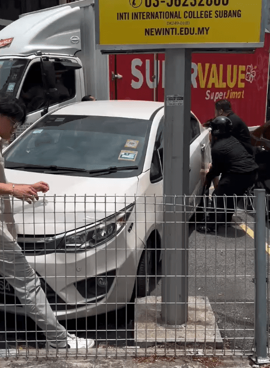 moving car