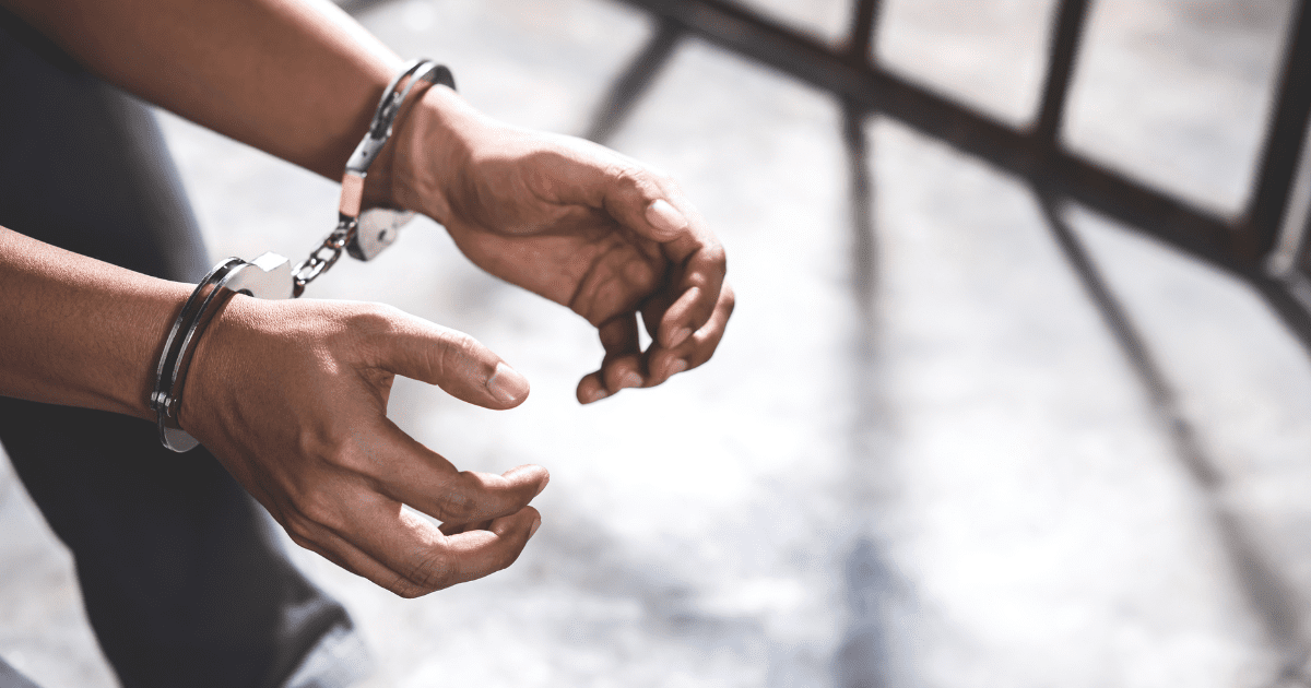 Man in handcuffs