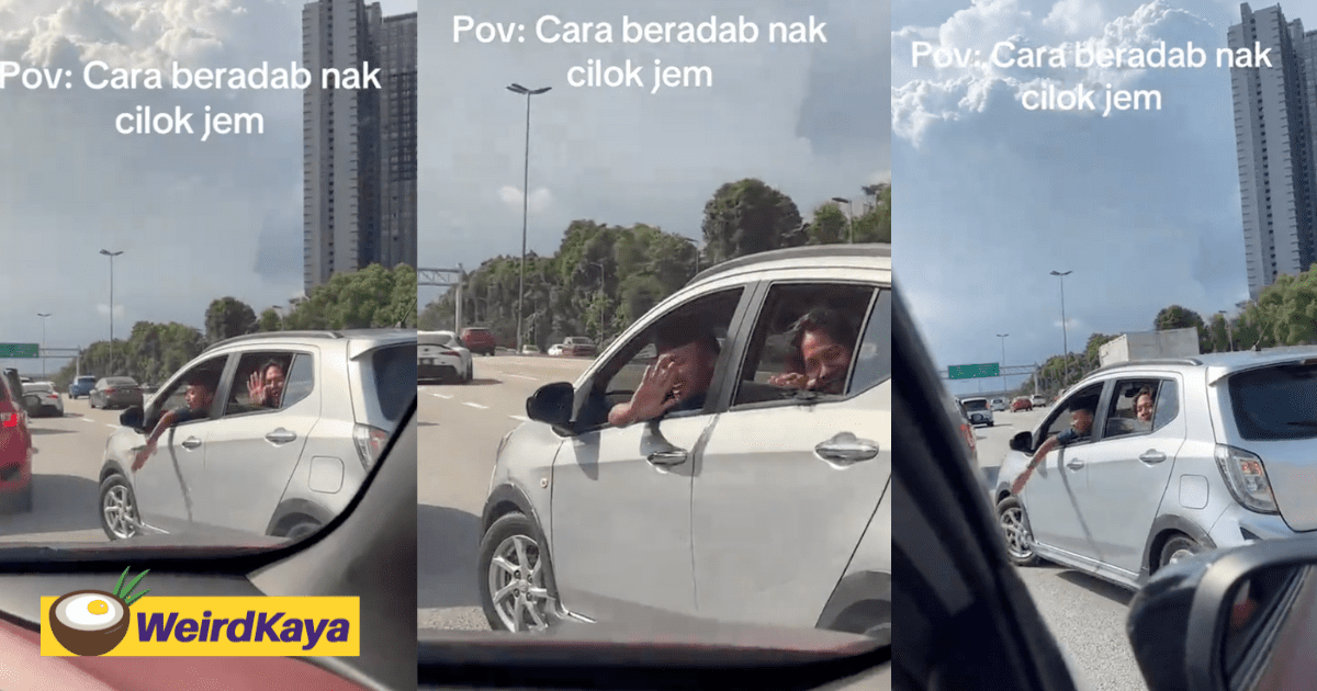 M'sian Drivers Go Viral For Making Queue-Cutting Look Fun & Polite