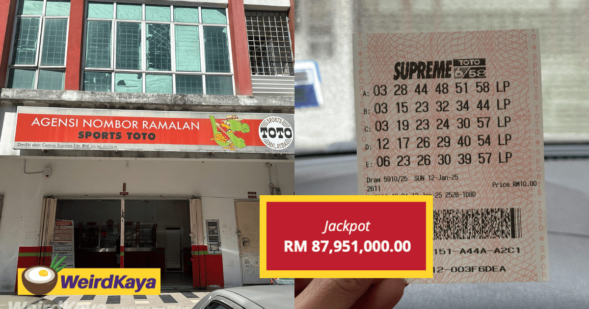 M'sian Jackpot Hits 2nd Highest Cash Amount In History At RM87.9mil