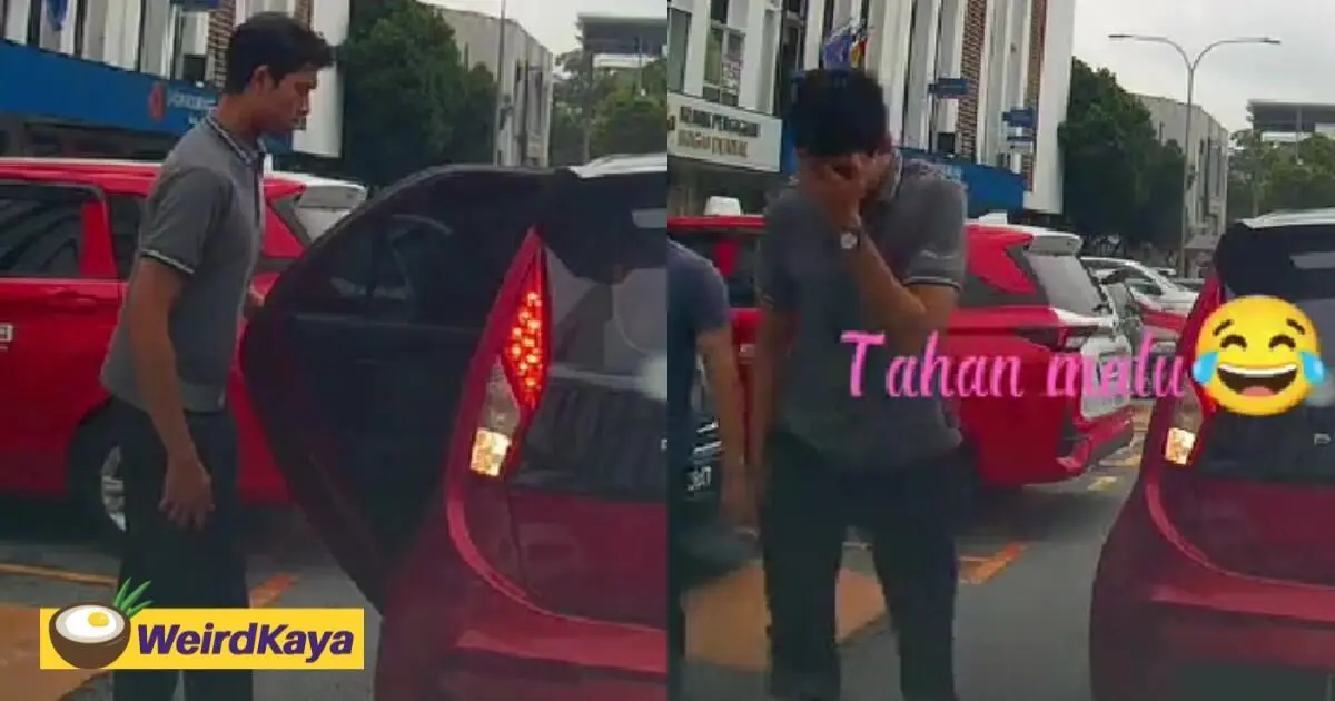 M’sian Man Confidently Opens Car Door… Only To Find Out It’s The Wrong One