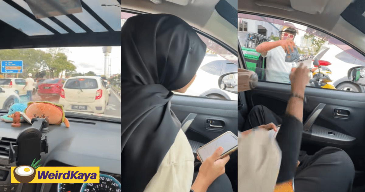 M'sian Man Orders Delivery For Himself While Getting Stuck In Traffic Jam